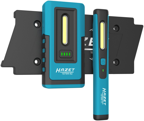 Hazet LED inspectielampen set, draadloos opladen, aantal gereedschappen: 3, 1979NW/3