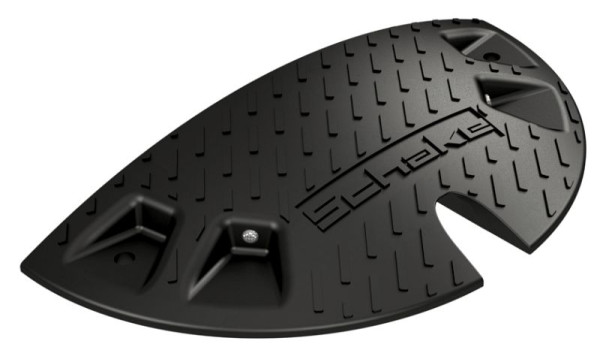 Schake drempel eindstuk zwart zonder adapter hoogte: 50 mm, 3392-50E