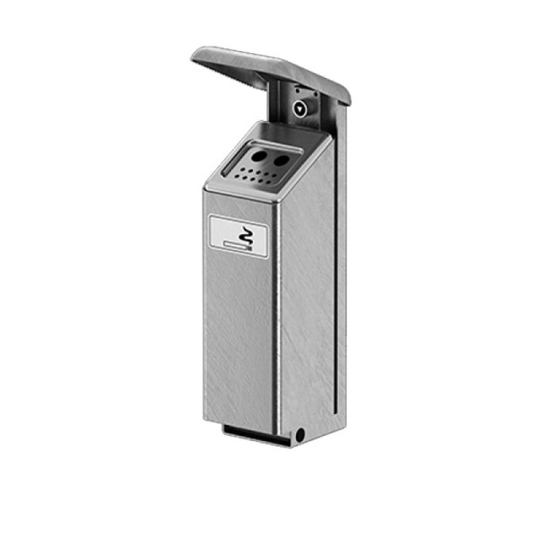 Stein HGS HGS asbakdoos -City 400- met deksel, voor statiefbevestiging, zonder kleur, 12731