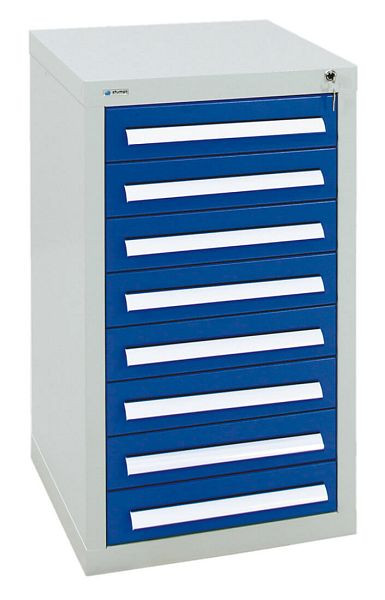 stumpf ladekast serie T-100 / 35-1, RAL 7035/5010, 8 laden (8x100mm), 8151174