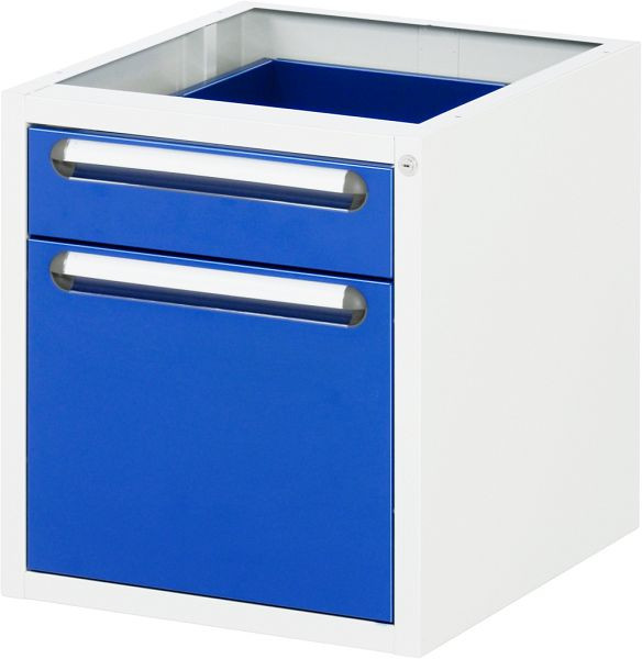 RAU onderbouwcontainer met 2 laden, 2 x laden 1xH120, 1xH360 mm, 480x545x600 mm, E-US-3-2A.11