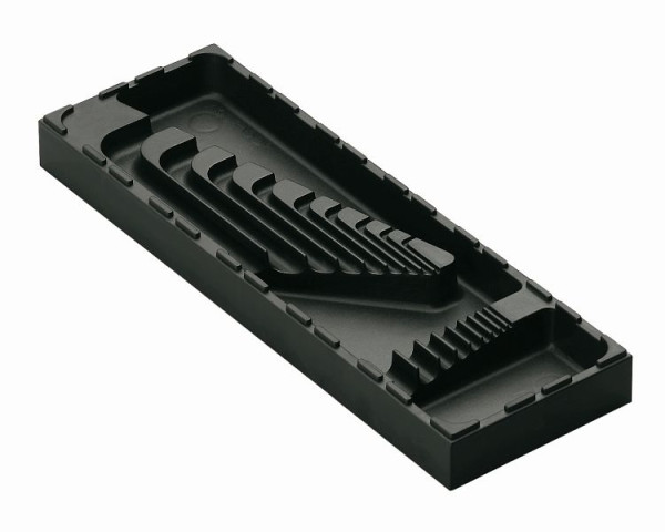 Bedrunka + Hirth lade-indeling, inbussleutelkast 1,5 / 2 / 2,5 / 3/4/5/6/8/10, BxDxH 96 x 288 x 24 mm, 03.AQ-2112