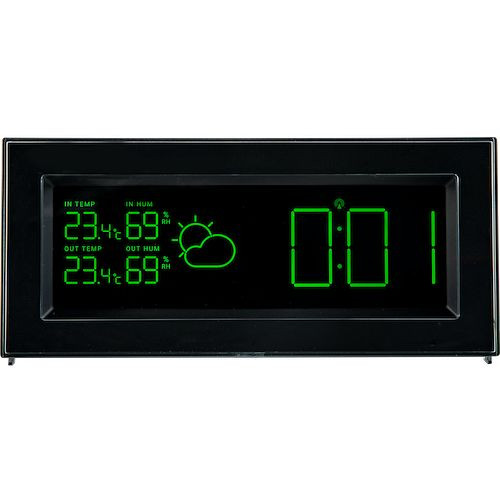 Technoline weerstation, DCF-77 radioklok met handmatige instelling, afmetingen: 200 x 35 x 89 mm, MA 10901