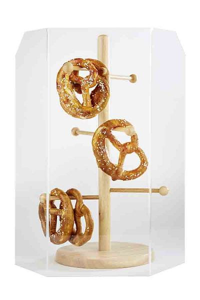 APS hygiënebescherming, 20 x 20 x 20 cm, hoogte: 50 cm, acryl, d 3 mm, ideaal voor pretzelstandaards, 11557