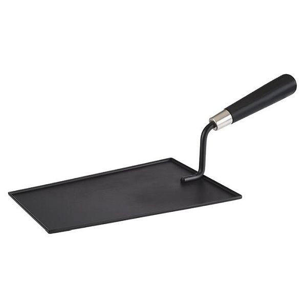 APS opscheplepel -BOB-, serveeroppervlak: 23,5 x 15,5 cm, roestvrij staal, zwart, met houten handvat (beuken), zwart, handvat: 13,5 cm, 40681