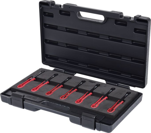 KS Tools ontgrendelingsgereedschapset, 7-delig, voor Renault / PSA-stekkercontacten, 154.0160