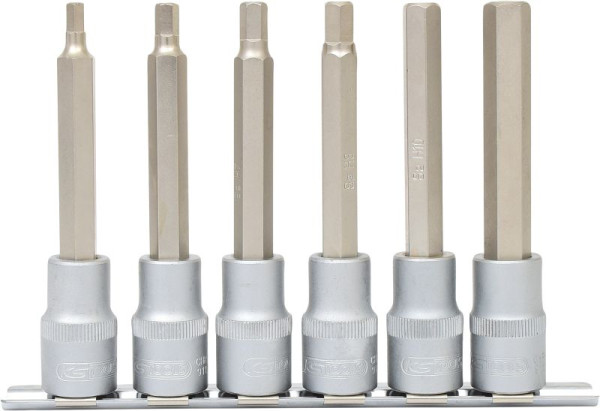KS Tools Bitdoppenset 1/2", binnenzeskant, lang, 6-delig, 911.1336
