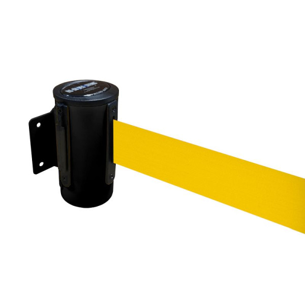 Stein HGS HGS wandbandcassette -P-Line Future-, zwart, signaalgeel, met magnetisch bandeindstuk, 12850j-1204