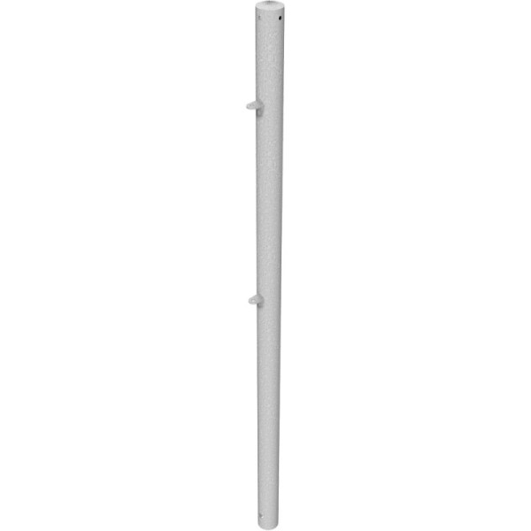 Stone HGS beschermhekrooster -Paris-, eindpaal zonder verf, Ø60mm/lengte 1500mm, 2 verbindingsbanden, 418.42