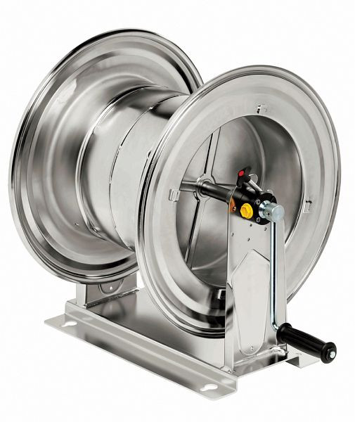 Ebinger slanghaspel HM 710, slang max.85m - 20mm OD, behuizing RVS, 20bar/90 °C (waterperslucht), 8.714.100