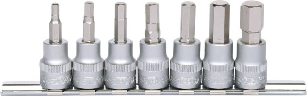 KS Tools 3/8" bitdoppenset, binnenzeskant, 7-delig, 911.3945