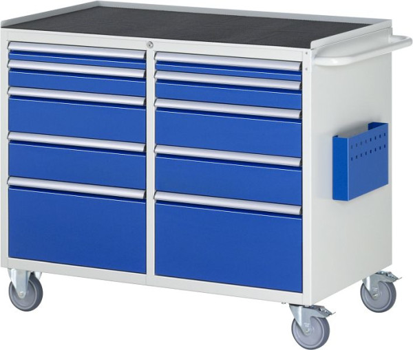 RAU montagewagen serie 7000, metalen onderstel, links: 5 x lademaat, rechts: 5 x lade, 1145x975x650 mm, 05-LL5.2.2A-MT.11
