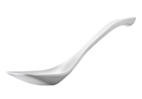 APS serveerlepel -PROFI-, 7 x 6,5 cm, lengte: 26,5 cm, melamine, wit, 84020