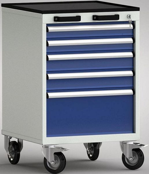 KLW standaard gereedschapswagen - 572 x 655 x 915 mm B x D x H met opstaande rand aan 4 zijden, FEA0700-05ESV-001