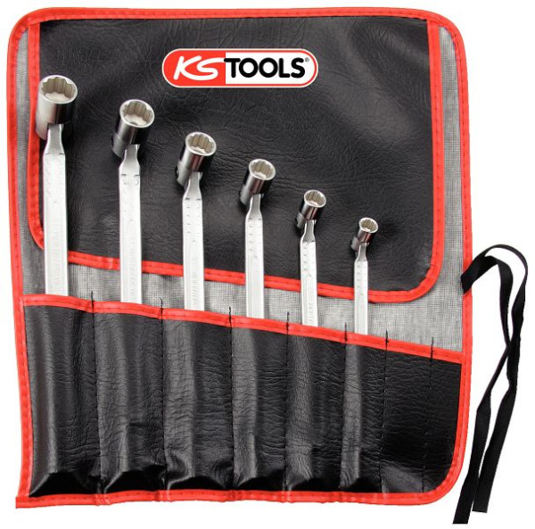 KS Tools dubbele scharniersleutelset, 6-delig, 517.0310