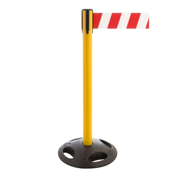 Stein HGS HGS personengeleidingssysteem -P-Line Maxi-, geel, rood/wit diagonaal (gearceerd), met riemeindstuk (standaard), 34175e-1302