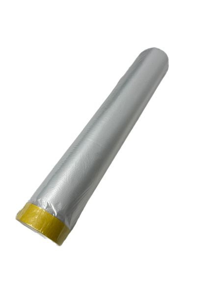 VaGo-Tools maskeerfolie met maskeertape 2400mm x 16m, VE: 5 stuks, 401-2400-16x5_yv
