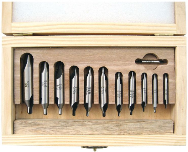 ELMAG centerborenset 12-delig, 1,0 - 5,0 mm, 88740