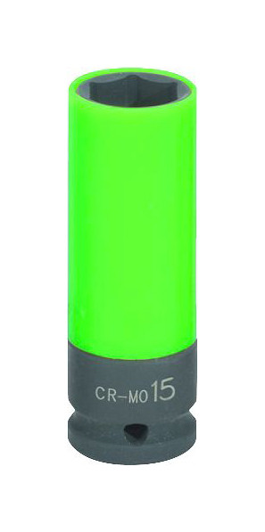 KS Tools 1/2" aluminium slagdop voor velgen robuust, lang, 15 mm, 515.1072