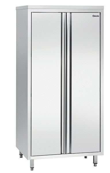 Bartscher hoge kast 700, B1000, 2 vleugeldeuren, chroomnikkelstaal, 387100