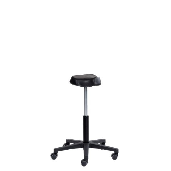 SOFAME stahulp LM 2029 met wielen, zithoogte 57-81 cm, polyamide onderstel, zonder rugleuning, W050020012