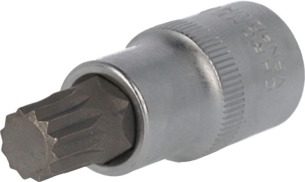 Brilliant Tools 1/2" bitdop met meerdere tanden, 55 mm lang, M12, BT022935