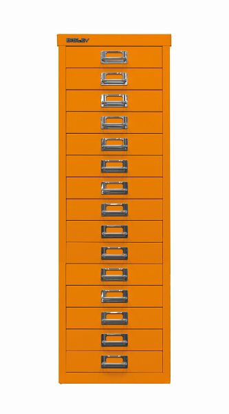 Bisley MultiDrawer™, 39-serie, DIN A4, 15 laden, oranje, L3915603