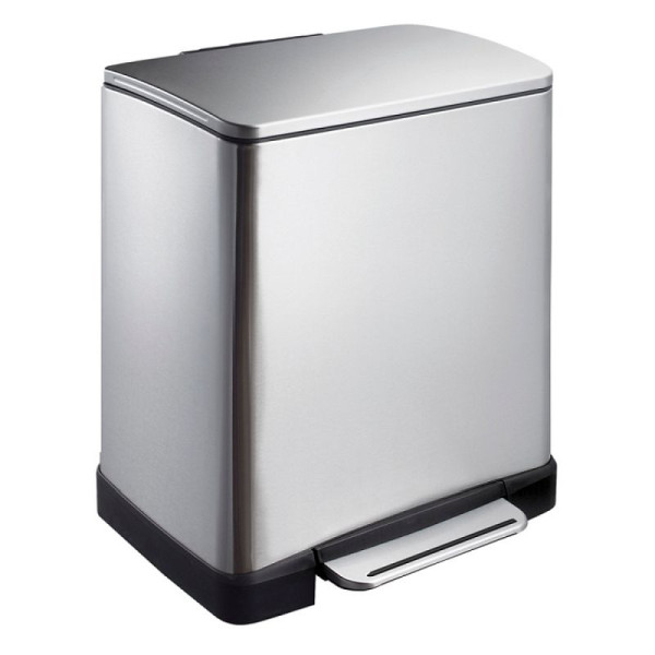 Stein HGS HGS afvalbak -E-Cube-, met pedaal, zwart, 35871
