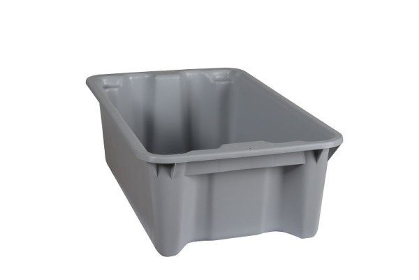 Plastipol-Scheu K 400/0 POLYBOX PP GRIJS, 590 mm x 380 mm x 202 mm, 28400016