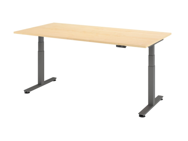 Hammerbacher zit-sta bureau elektrisch 200x100cm esdoorn, VXDSM2E/3/G