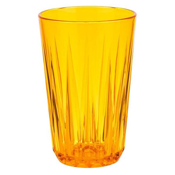 APS drinkbeker -CRYSTAL-, Ø 8 cm, hoogte: 12,5 cm, Tritan, 0,3 liter, kleur: abrikoos, verpakking van 48, 10532