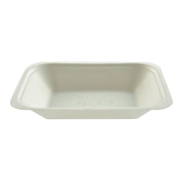 Vegware Composteerbare Bagasse Frites Schalen 17,5cm, VE: 500 stuks, GH025