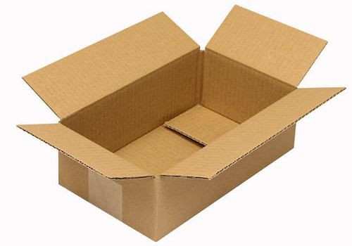 TransPak golfkartonnen vouwdoos 1-wandig, binnenmaat 240 x 140 x 75 mm, kwaliteit 1.20B, VE 50, 299226
