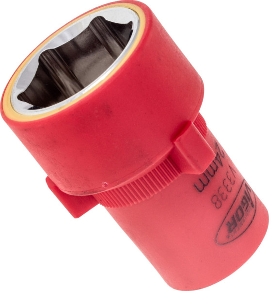 VIGOR VDE dopsleutelinzet, hol vierkant 12,5 mm (1/2 inch), buitenzeskantprofiel, 24 mm, V3338