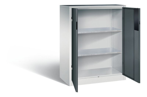 C+P gereedschapskast Acurado, H1200xW930xD500mm, kleur: lichtgrijs / antracietgrijs, verzonken handgreep, 8521-052 S10180