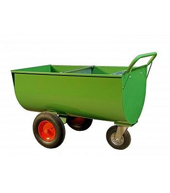 Growi voerwagen 400 LL met tussenschot en mineraalcontainer, 10125460