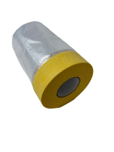 VaGo-Tools maskeerfolie met maskeertape 550mm x 20m, VE: 5 stuks, 401-550-20x5_lv