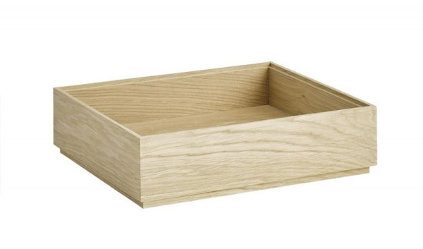 APS GN 1/2 houten kist -VALO-32,5 x 26,5 cm, hoogte: 8,5 cm, eikenhout (geolied), 14004
