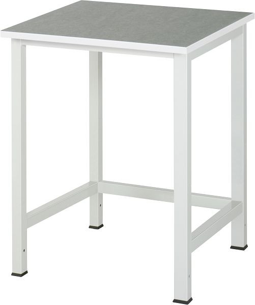 RAU werktafel serie 900, gemarmerd universeel/linoleum bekleding, 750x825x800 mm, 03-900-1-L25-07.12
