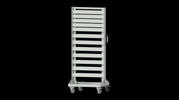 ANKE werkbanken basiswagen, model 301, 800 x 720 x 1950 mm (AM 764), RAL 7035, 962.066