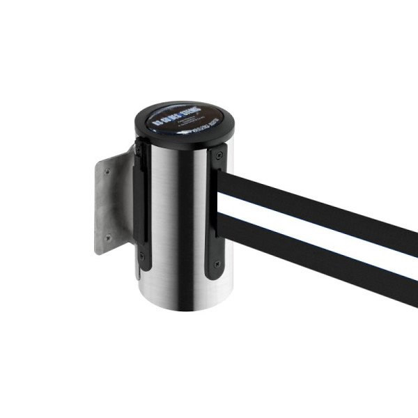 Stein HGS HGS wandbandcassette -P-Line Future-, RVS, zwart/wit/zwart horizontaal (gestreept), met bandeindstuk (standaard), 12850s-0402