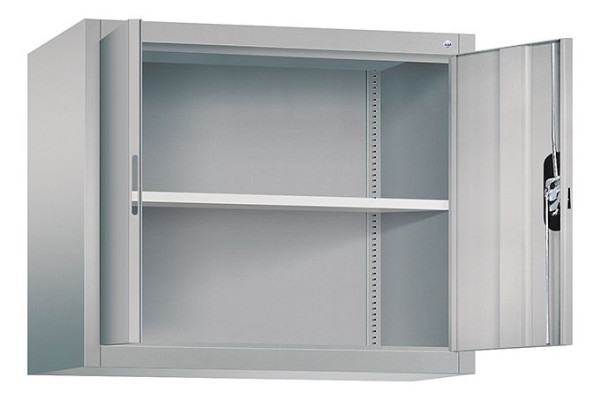 C+P bovenkast Acurado, H790xW930xD400mm, kleur: wit aluminium, verzonken handgreep, 9265-000 S10219