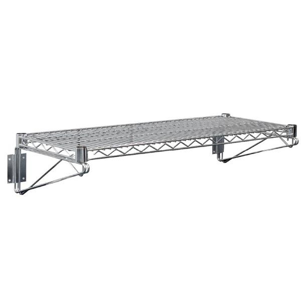 Vogue mesh wandplank met beugels 122cm breed, U202