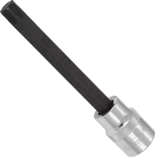 VIGOR TORX® schroevendraaierbit, hol vierkant 10 mm (3/8 inch), binnen TORX® profiel, T50, lengte: 93 mm, voor handbediening, V6090