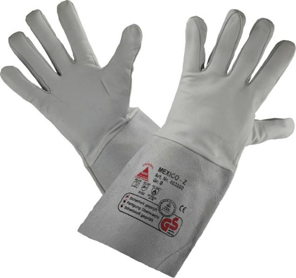Hase Safety MEXICO-Z-35, 5-Fg.-Sicherheitshandschuhe für Schweisser, Größe: 8, VE: 10 Paar, 403500-8