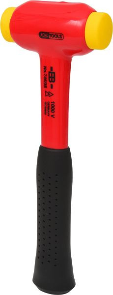 KS Tools zachte hamer met beschermende isolatie, kopdiameter 35 mm, 117.1127