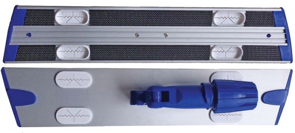 De Witte aluminium dweilhouder 40 cm MEDIKLIP met universele aansluiting, 480.200.256