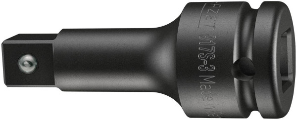 Hazet impact, verlengstuk machineschroevendraaier, hol vierkant 12,5 mm (1/2 inch), massief vierkant 12,5 mm (1/2 inch), met kogelvergrendeling, 917S-3