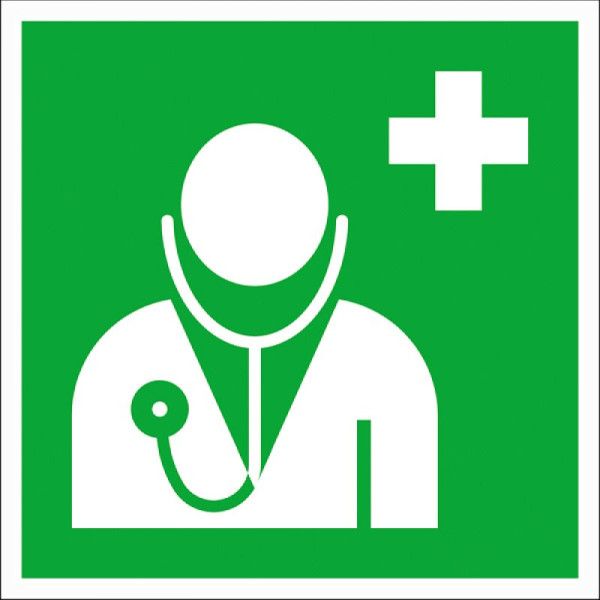 Steen HGS reddingsbord dokter, kunststof, weerbestendig, 21.a3060