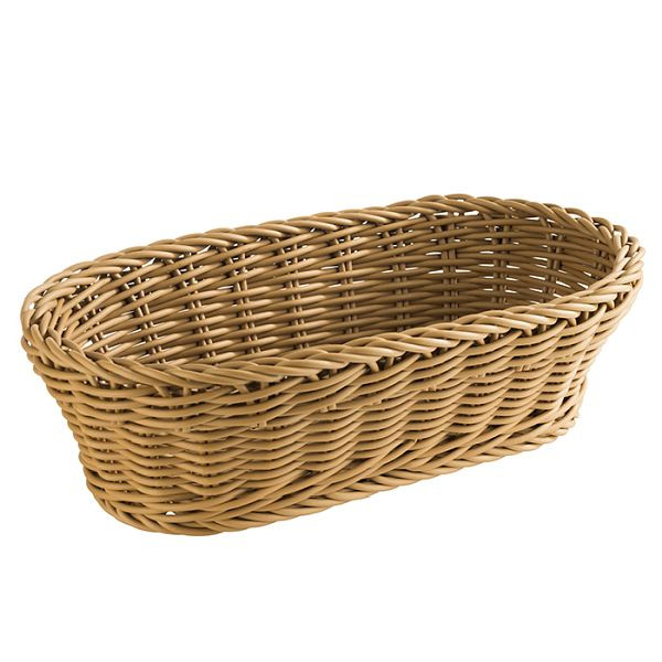 APS stokbroodmand, ovaal, 28 x 16 cm, hoogte: 8 cm, polypropyleen, beige, -PROFI LINE-, 50806